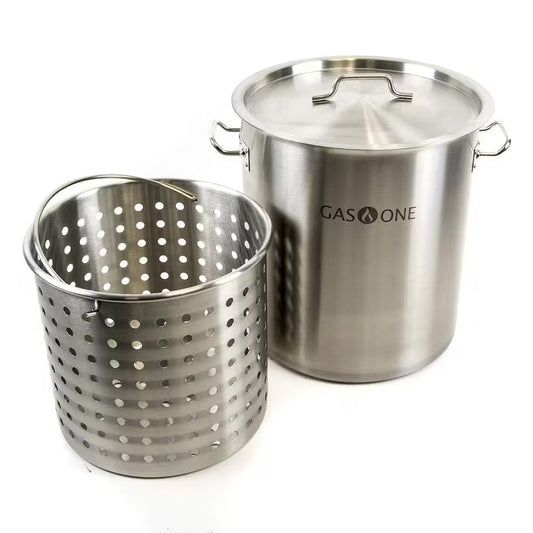 32 Qt. Stainless Steel Turkey Stock Pot